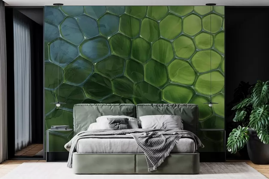 Fototapetai Lapai per stiklinius korio elementus w04667