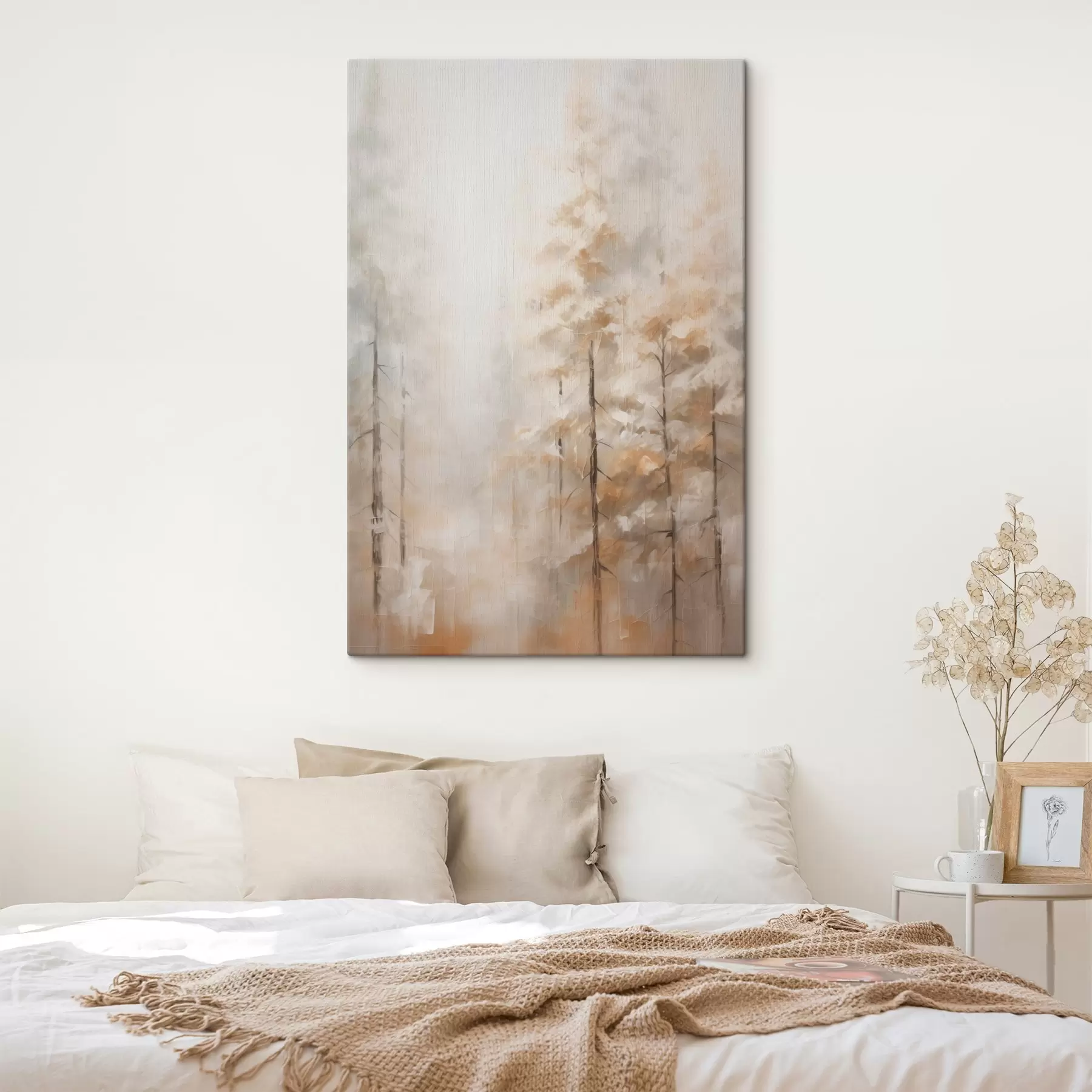 Paveikslėlis Medžiai miške, tapybos imitacija s46123