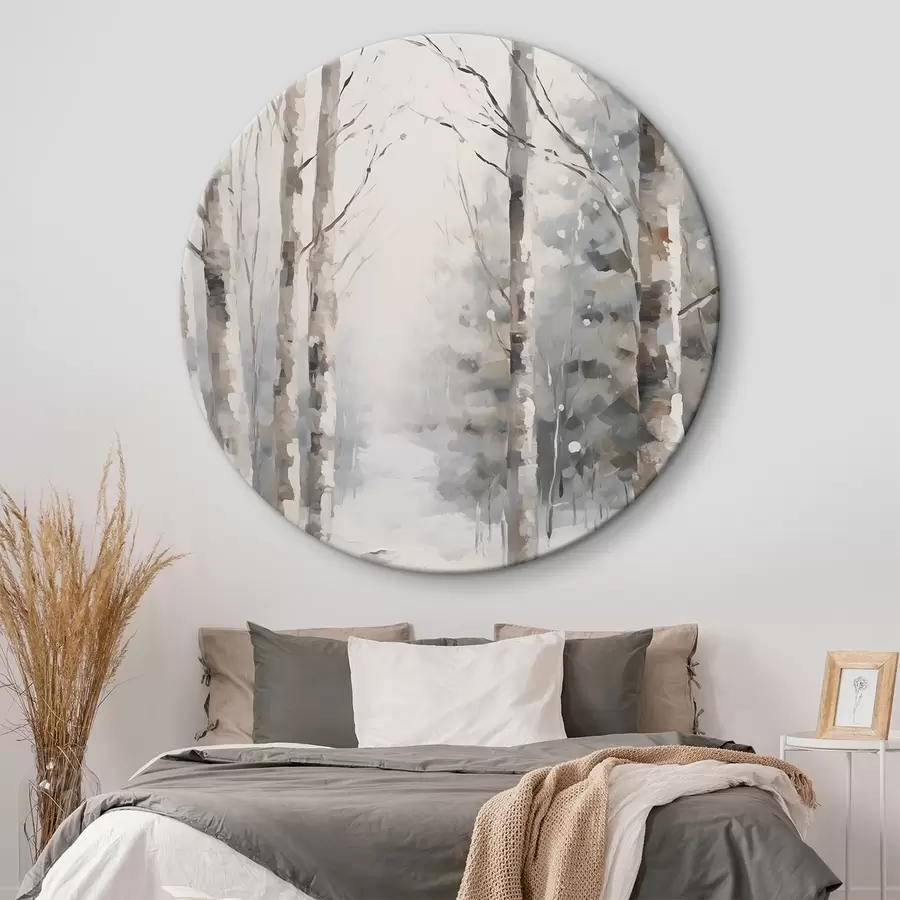 Paveikslėlis Beržai žiemos miške r46129