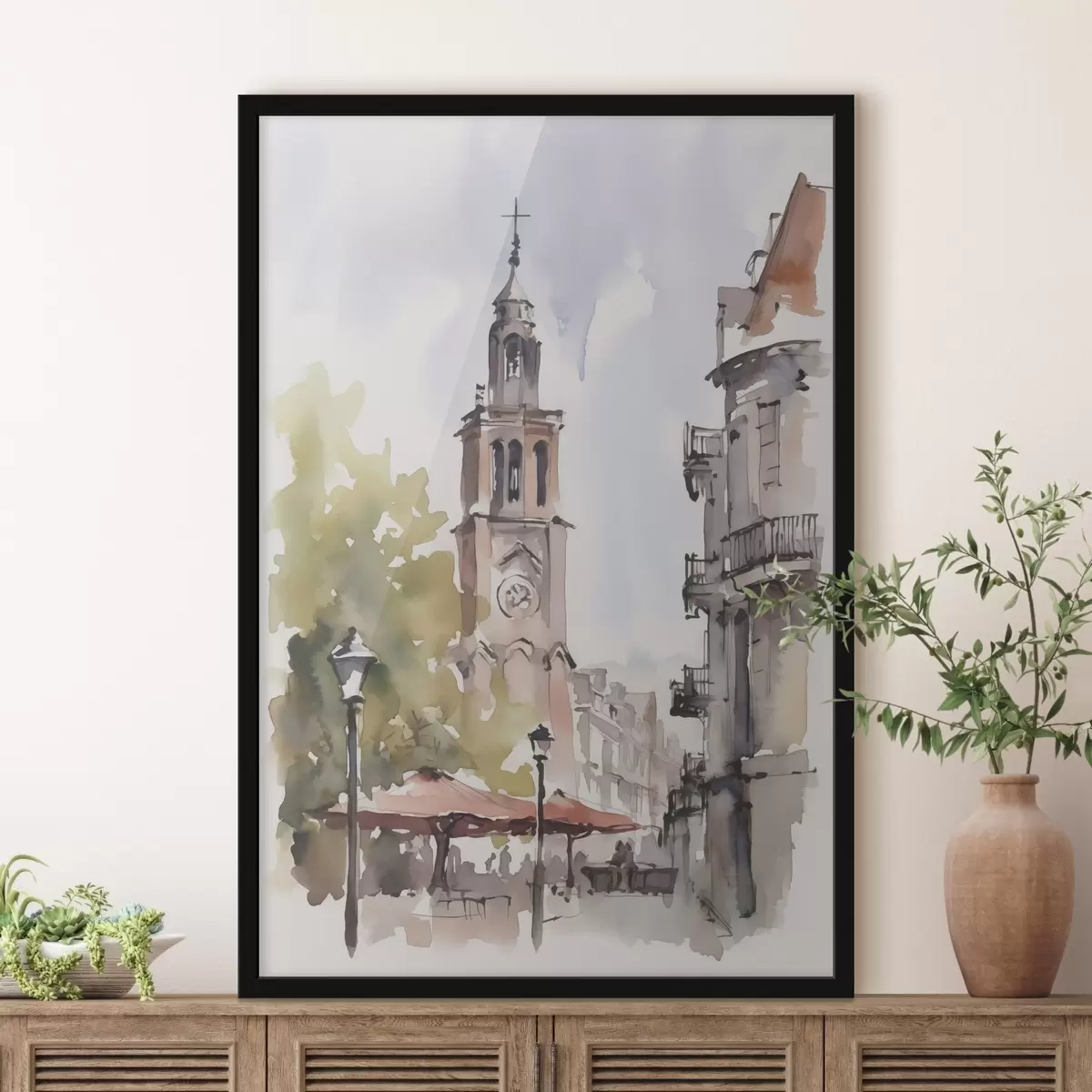 Plakatas Miesto peizažas f46121