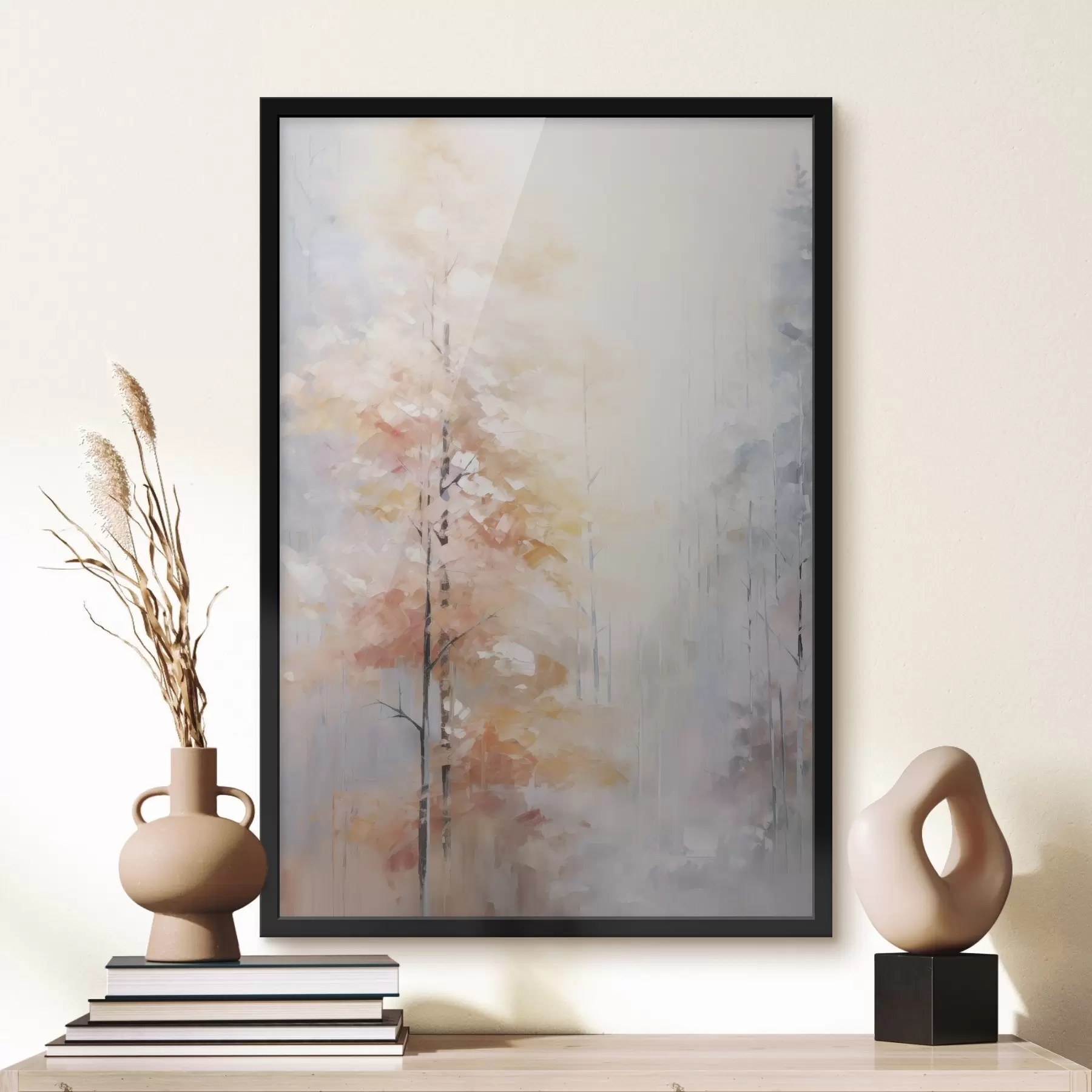 Fototapetai Rudens miško imitacijos tapyba f46122