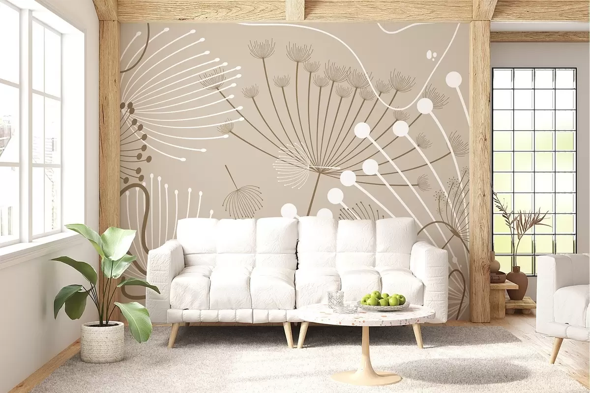Fototapetai Abstrakčios gėlės w04702