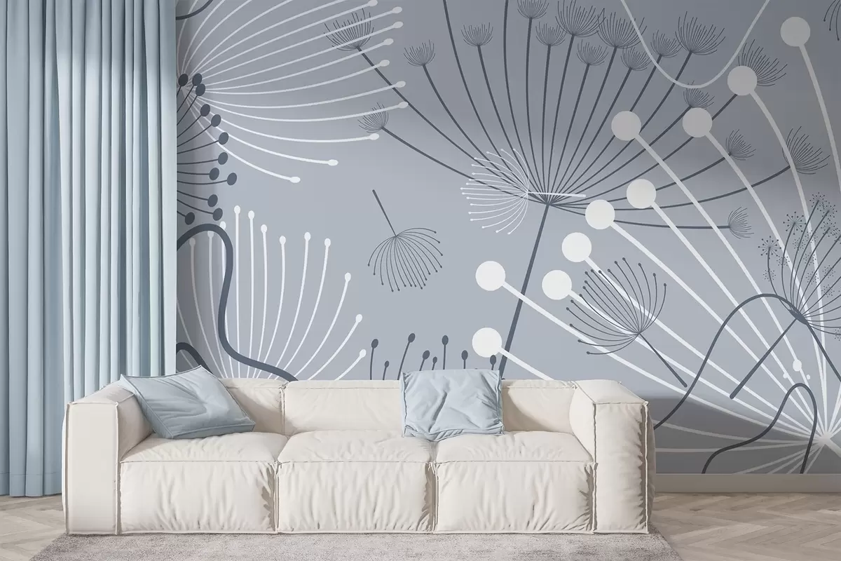 Fototapetai Abstrakčios gėlės w04702v1