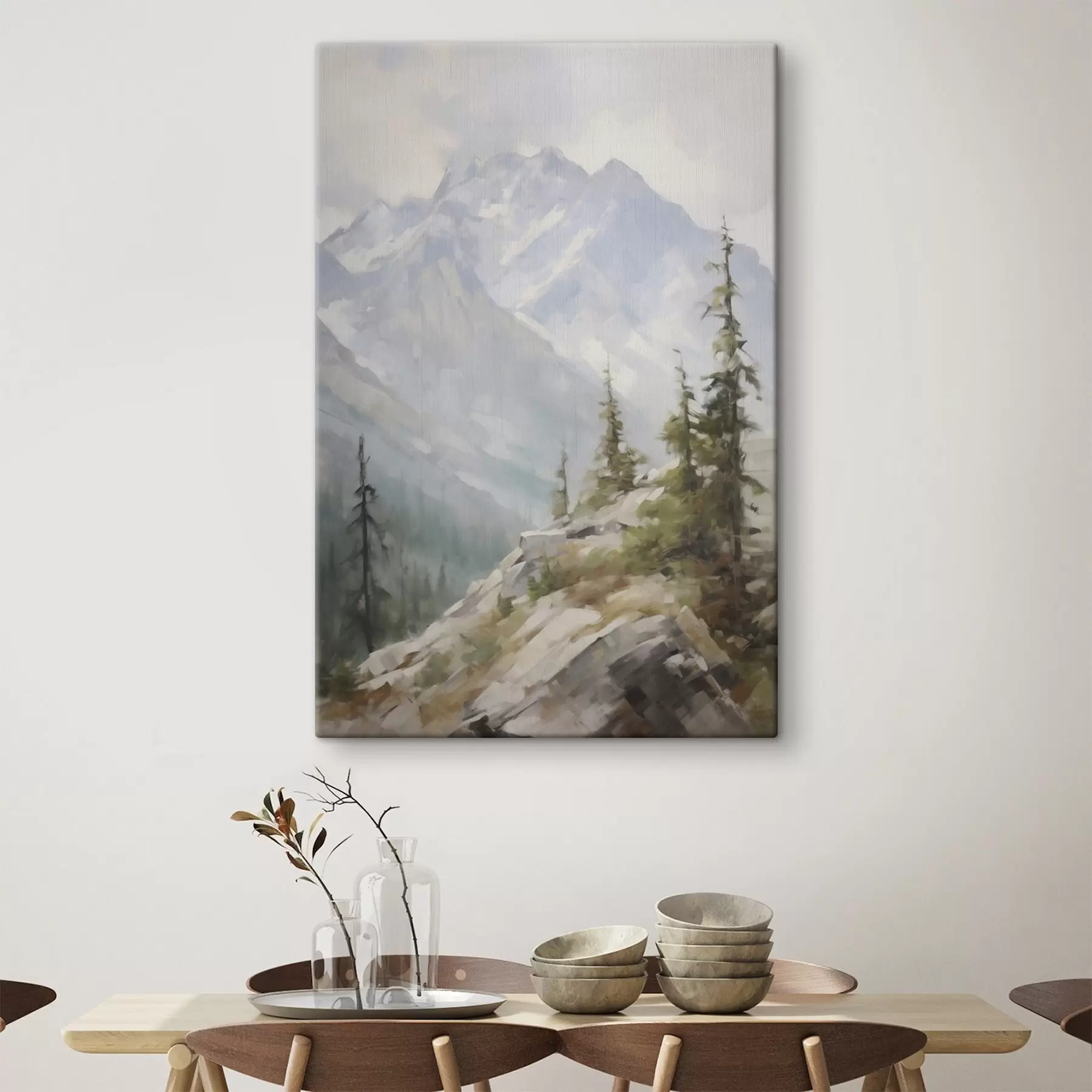 Paveikslėlis Eglės prieš kalnų foną s46202