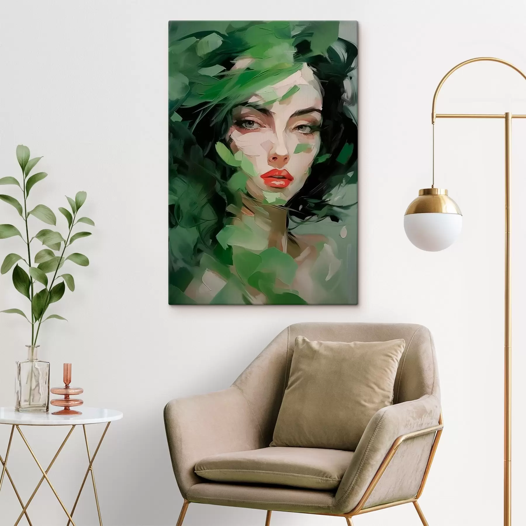 Paveikslėlis Abstraktus moters portretas s46224