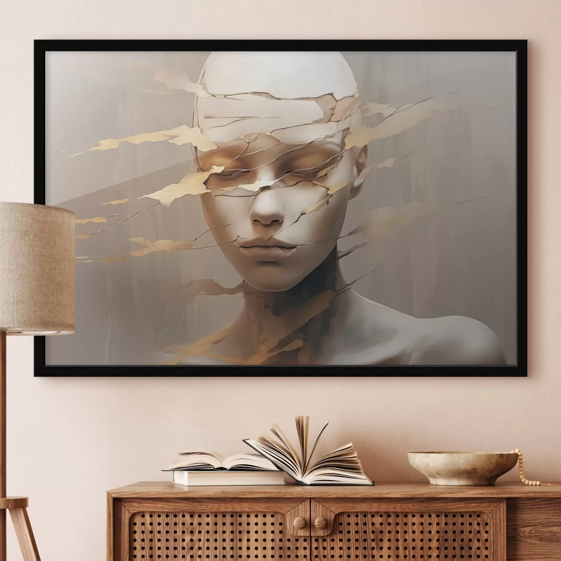 Fototapetai Sugadintas veidas f46225
