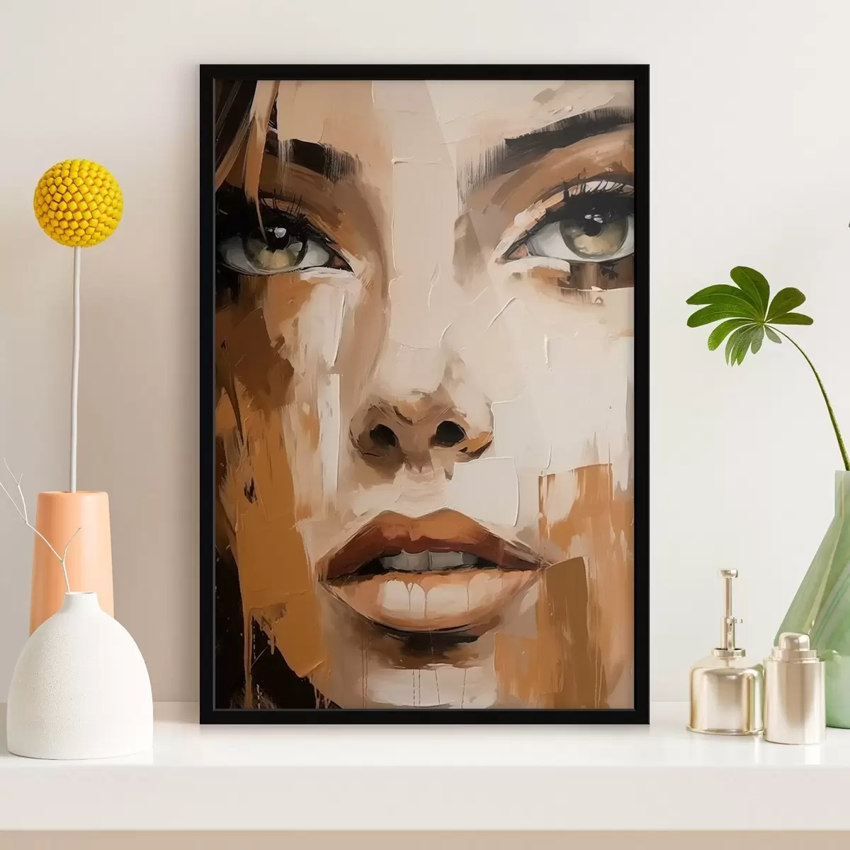 Plakatas Abstraktus moters portretas f46228