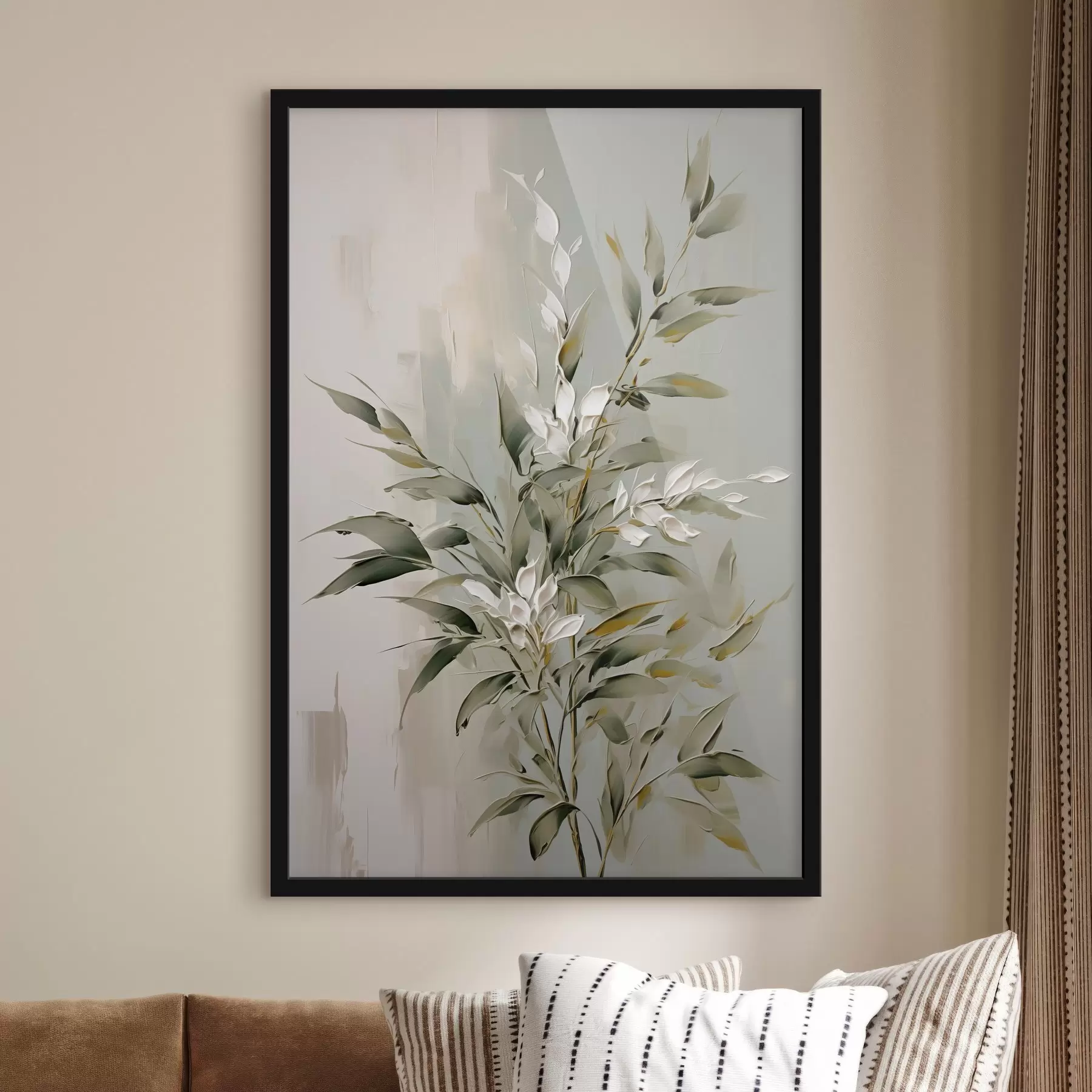 Fototapetai Abstrakti šaka su lapais f46135