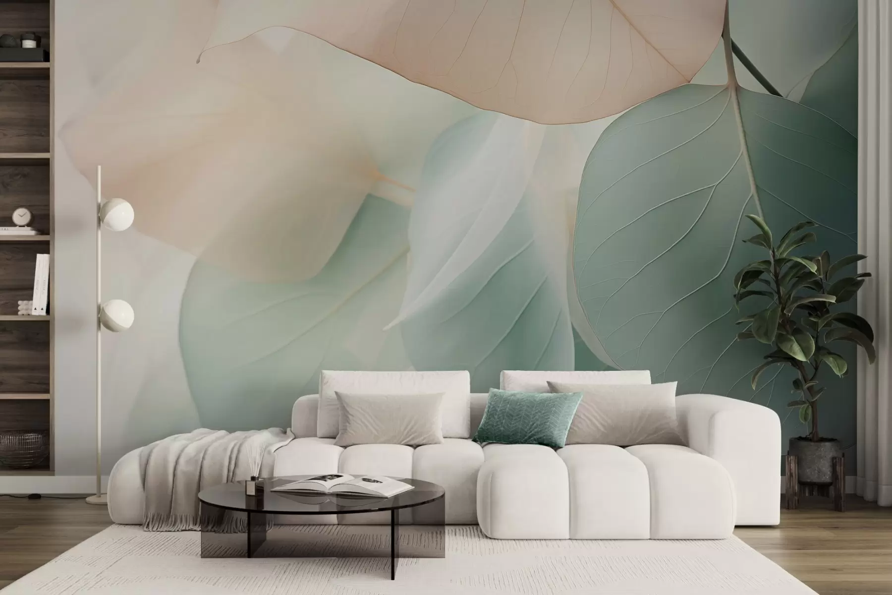 Fototapetai Abstraktūs lapai w04726