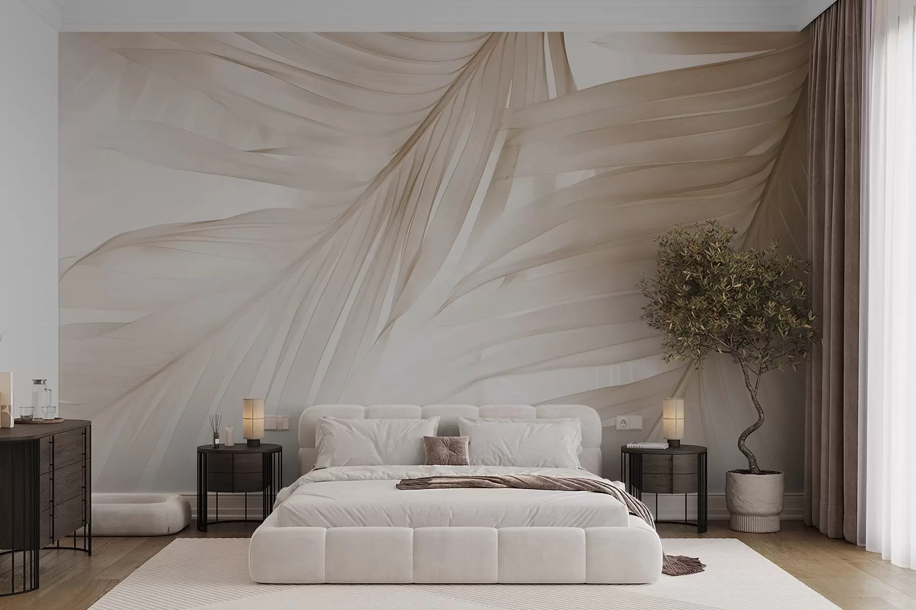 Fototapetai Paparčio lapai w04727