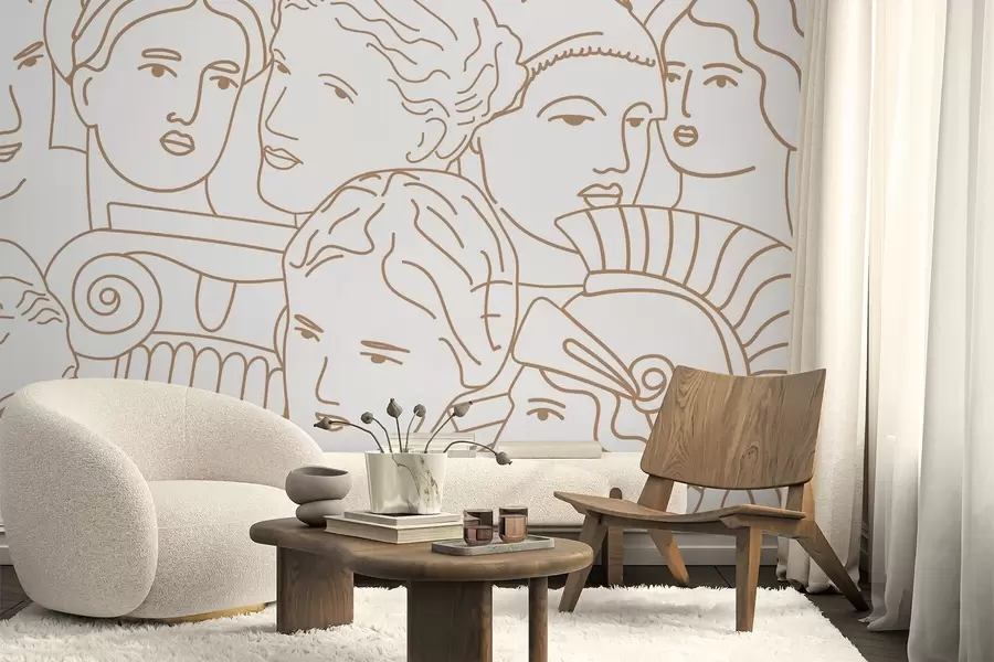 Fototapetai Senovės veidai w04728v1