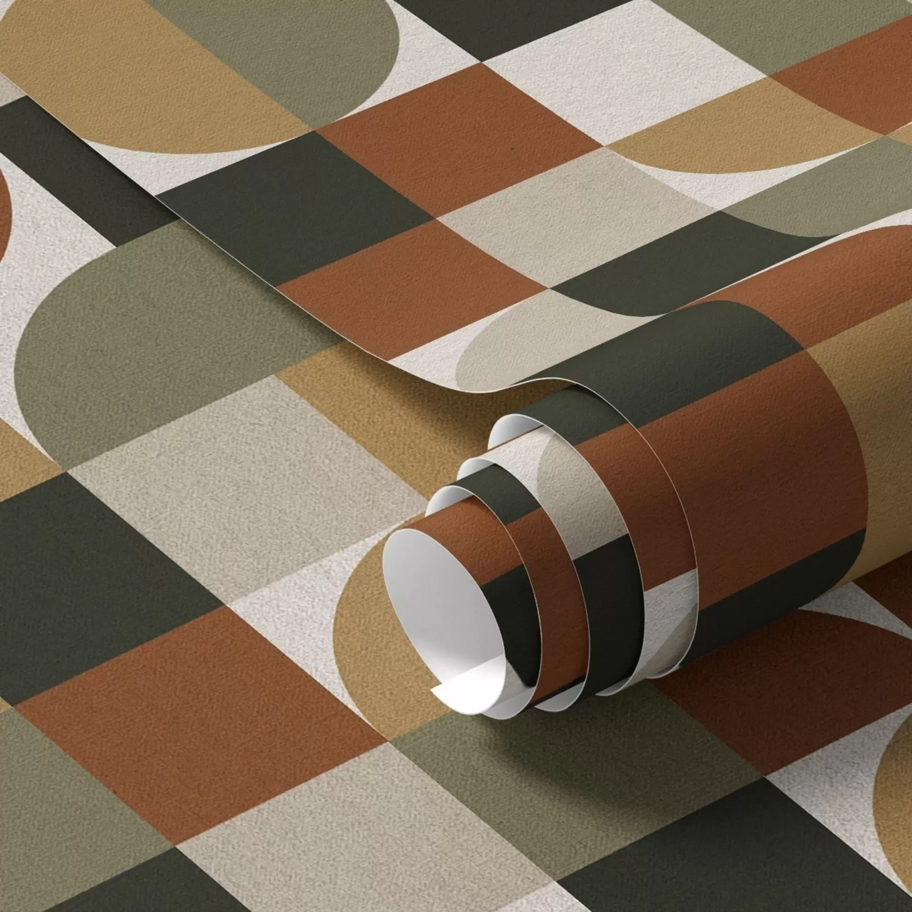 Fototapetai Modulinė geometrija šiltų žemės atspalvių a00770