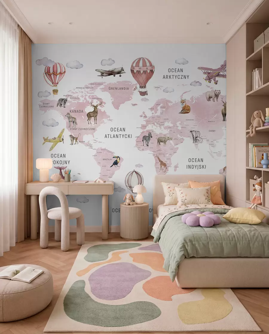 Fototapetai Rožinis atlasas lenkiškai c00001plv3