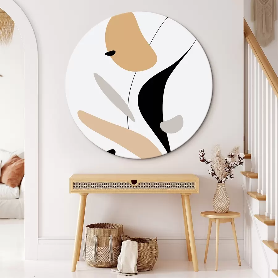 Paveikslėlis Abstrakčioji kompozicija su taškeliais ir linijomis r46350