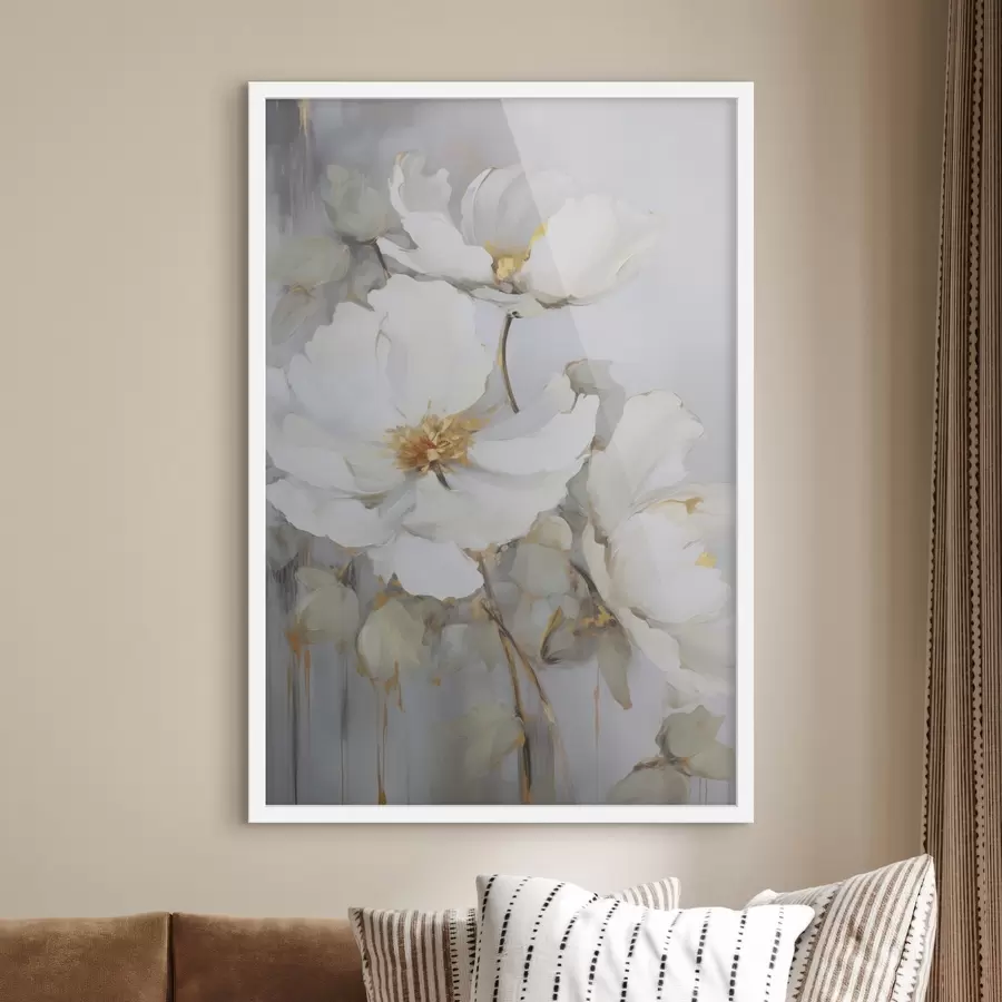 Fototapetai Abstrakčios gėlės f46347