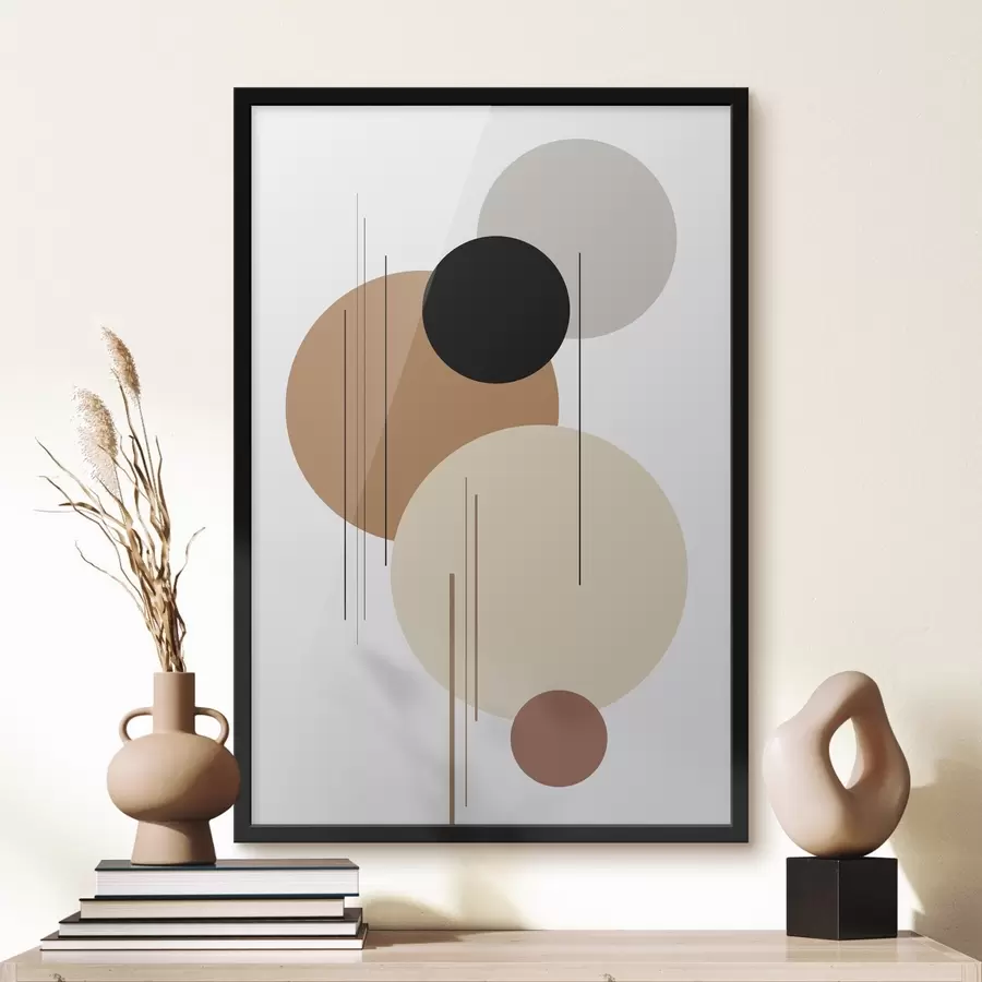 Fototapetai Abstrakti geometrinė kompozicija f46351