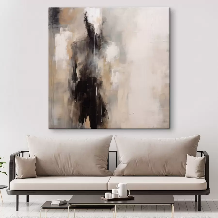 Paveikslėlis Abstraktaus žmogaus figūra šešėliuose s46360