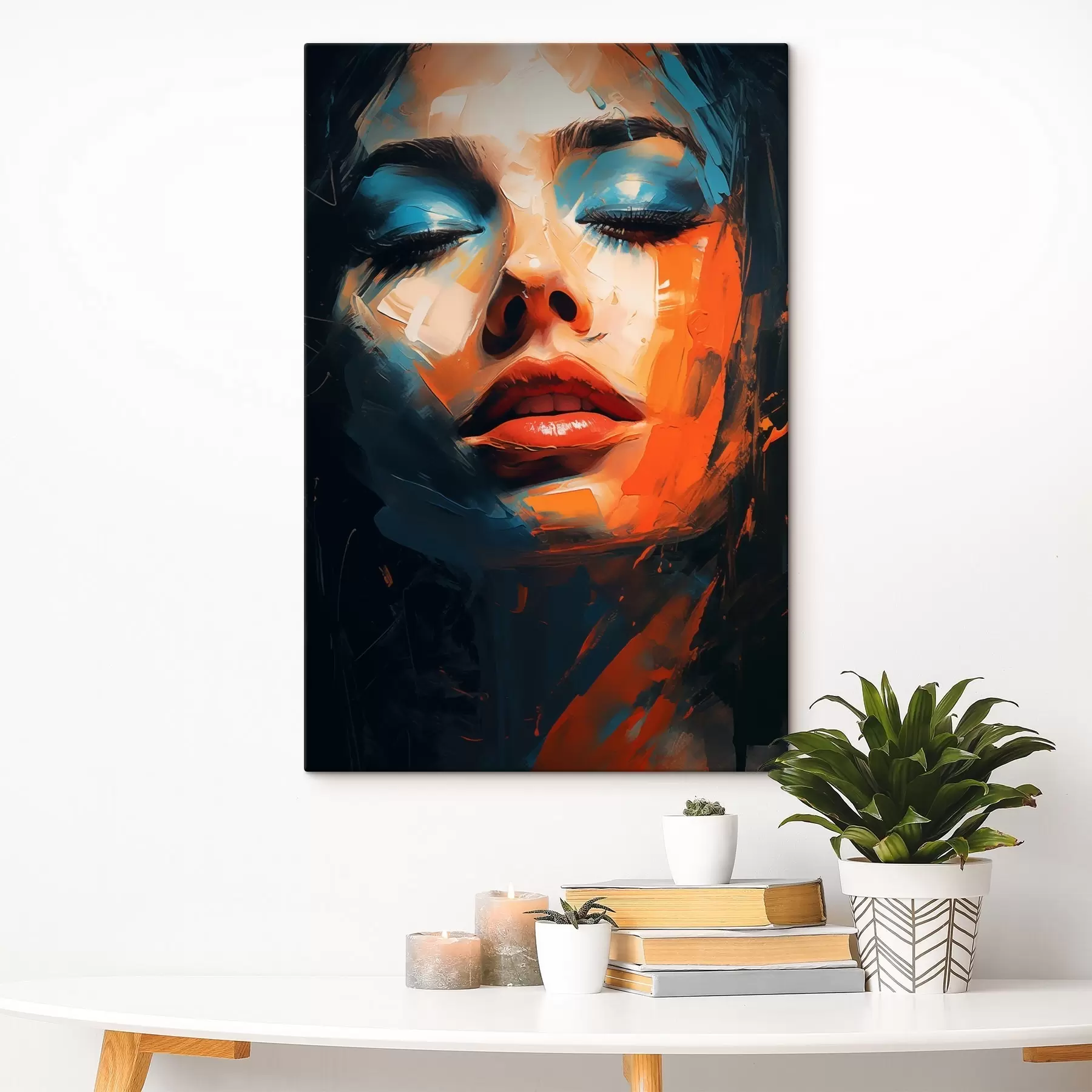 Paveikslėlis Mergaitės veidas su dažais s46377