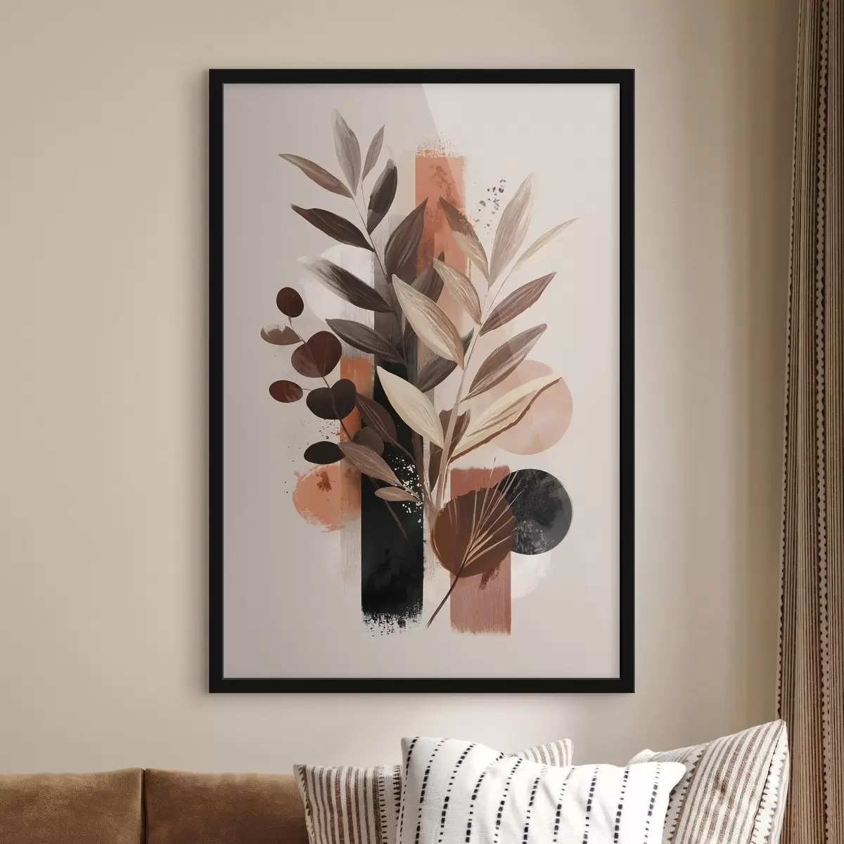 Plakatas Abstrakčios lapai f46376