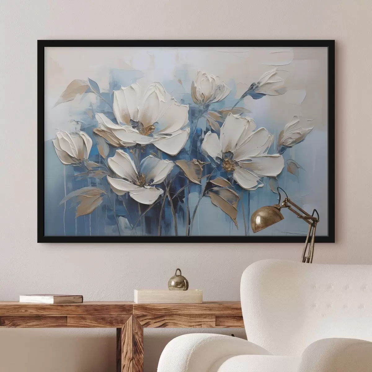 Plakatas Tapytos gėlės f46396