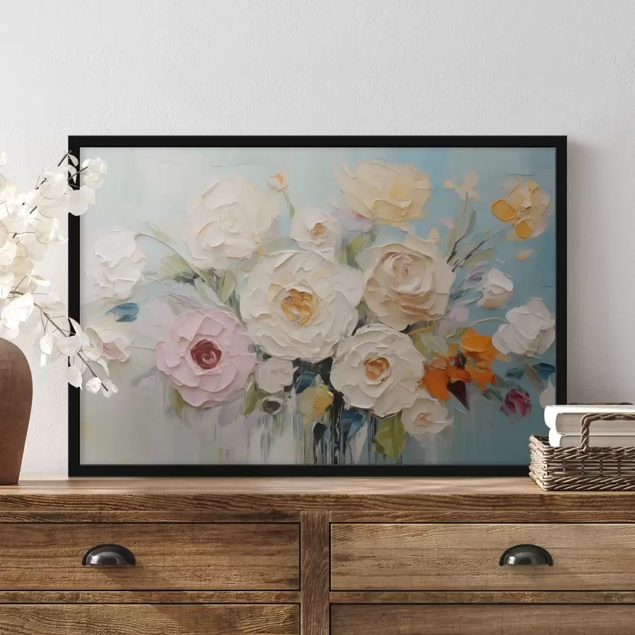 Fototapetai Įvairių spalvų gėlės f46398