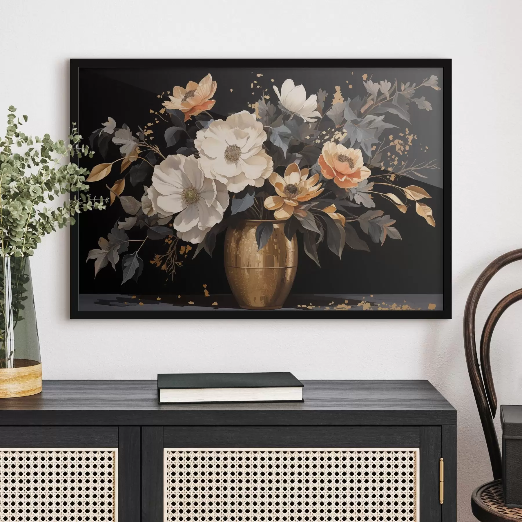 Fototapetai Puokštė vazoje f46402