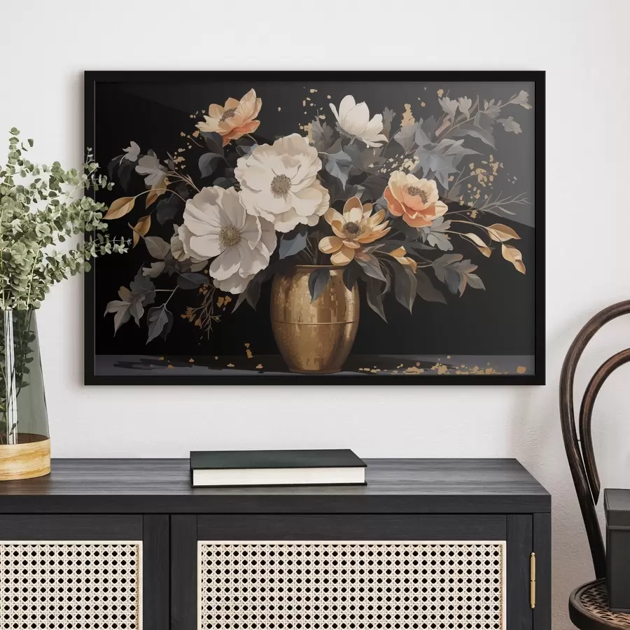 Fototapetai Puokštė vazoje f46402