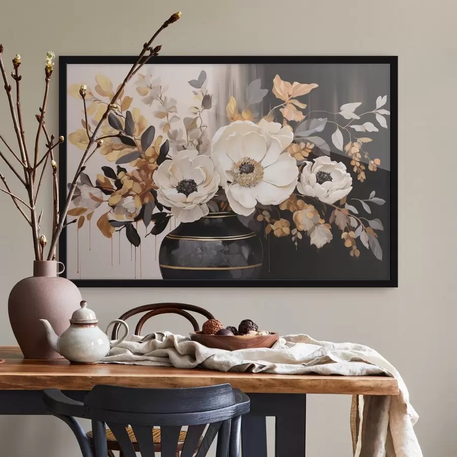 Fototapetai Puokštė vazoje f46403