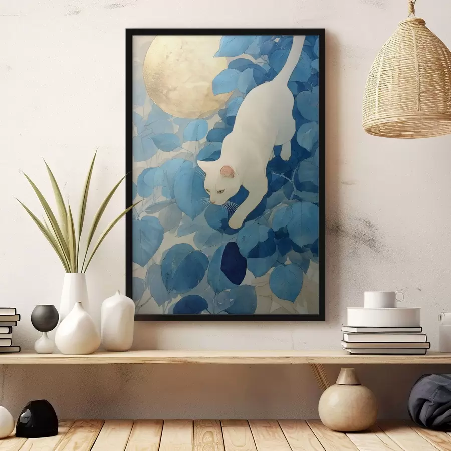 Fototapetai Balta katė f46425