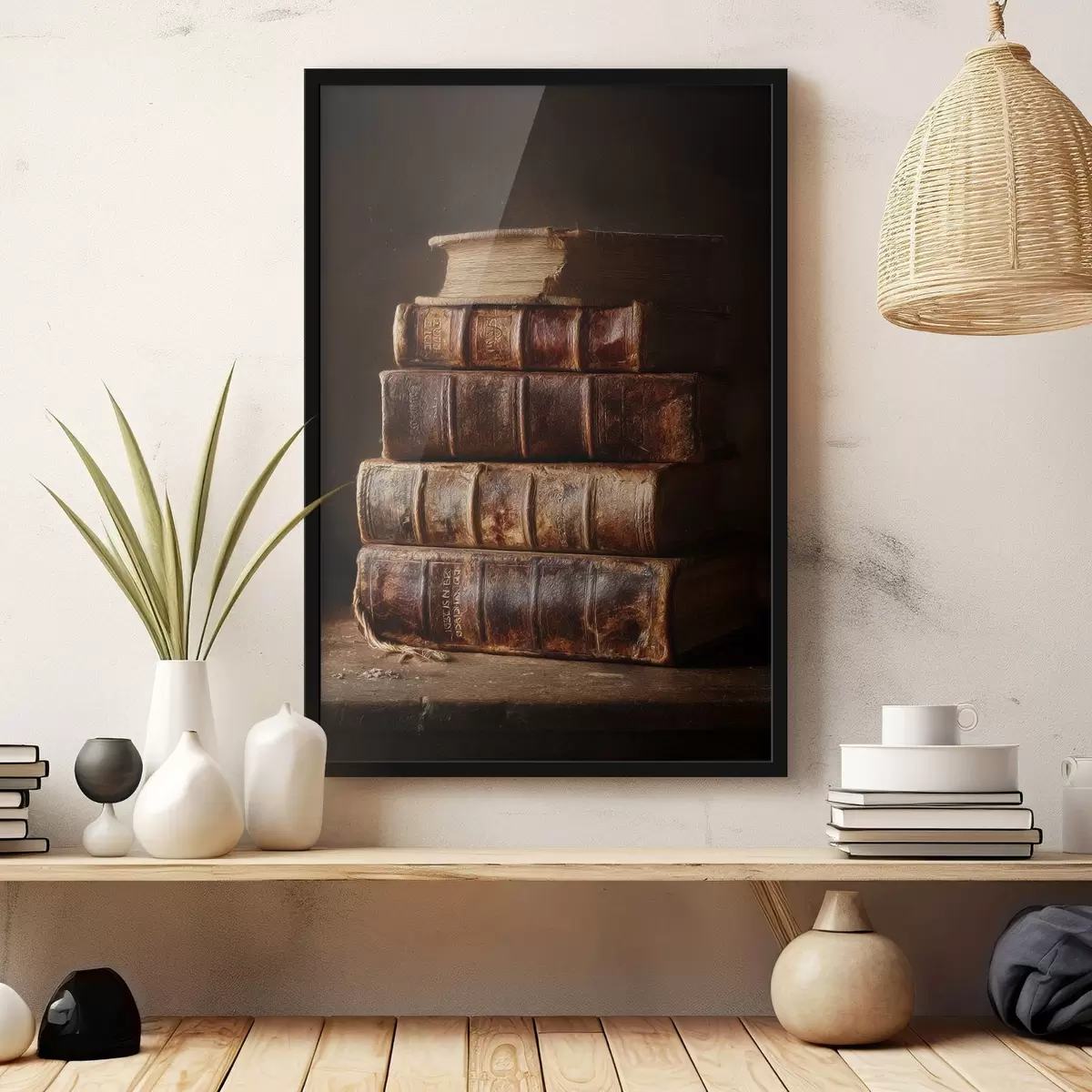 Plakatas Vintage knygos f46430