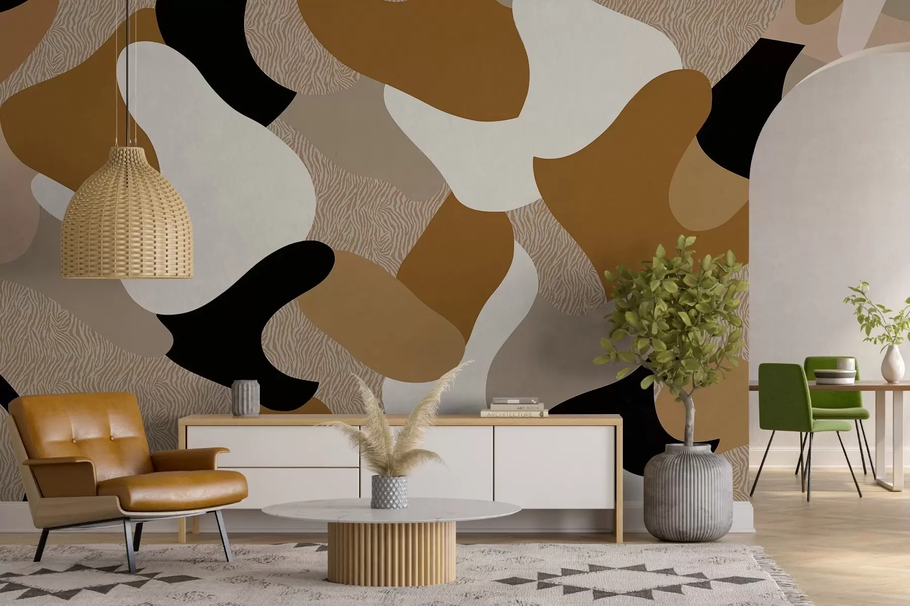 Fototapetai abstrakčios formos ir tekstūros w04629