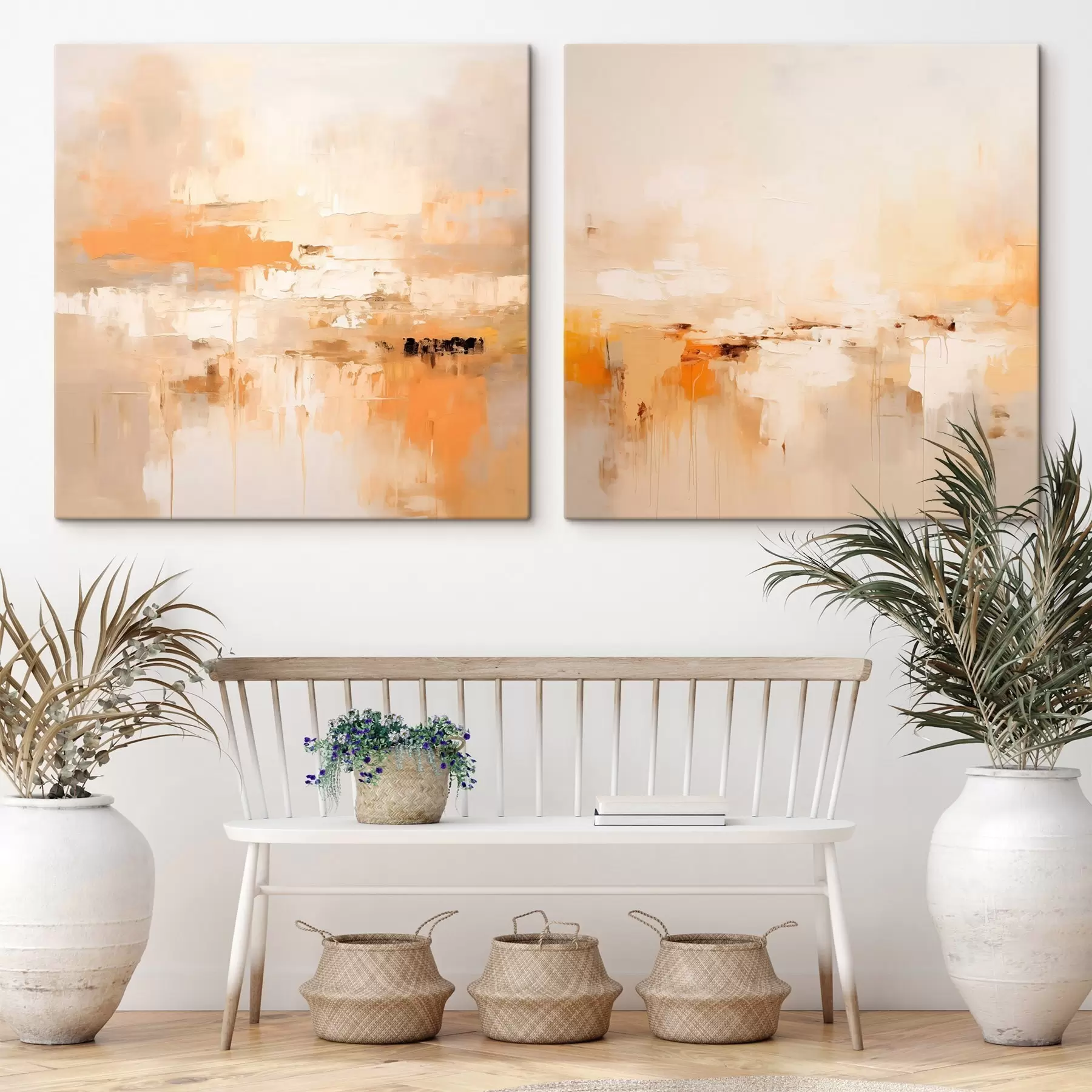 Paveikslėlis Šviesus abstraktus paveikslas rudens atspalviais m00895