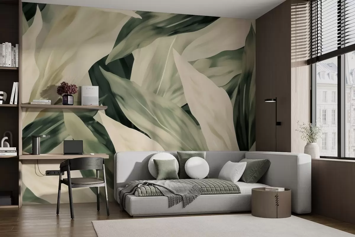 Fototapetai Dažyti lapai w04799 - Uwalls.lt Fototapetai Dažyti lapai w04799