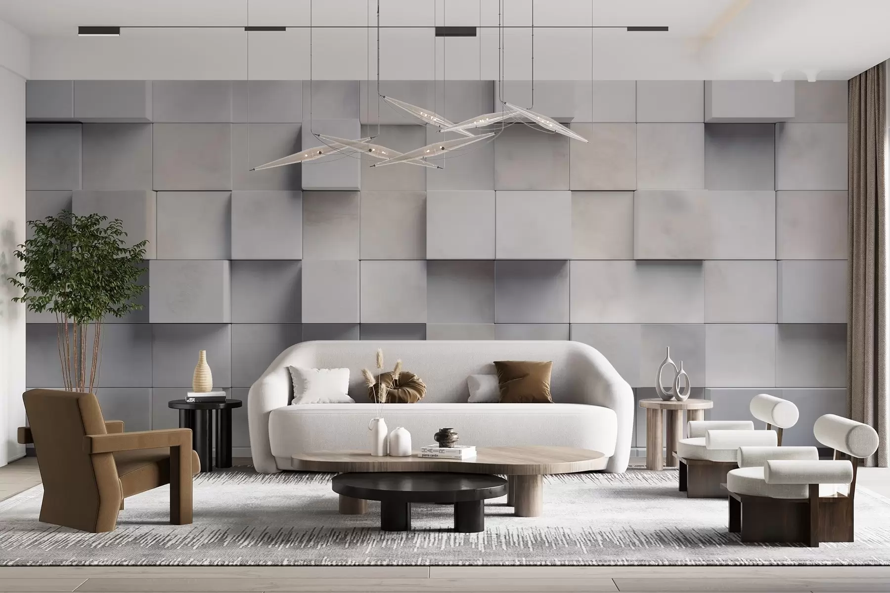 Fototapetai Kvadratiniai blokai w04806