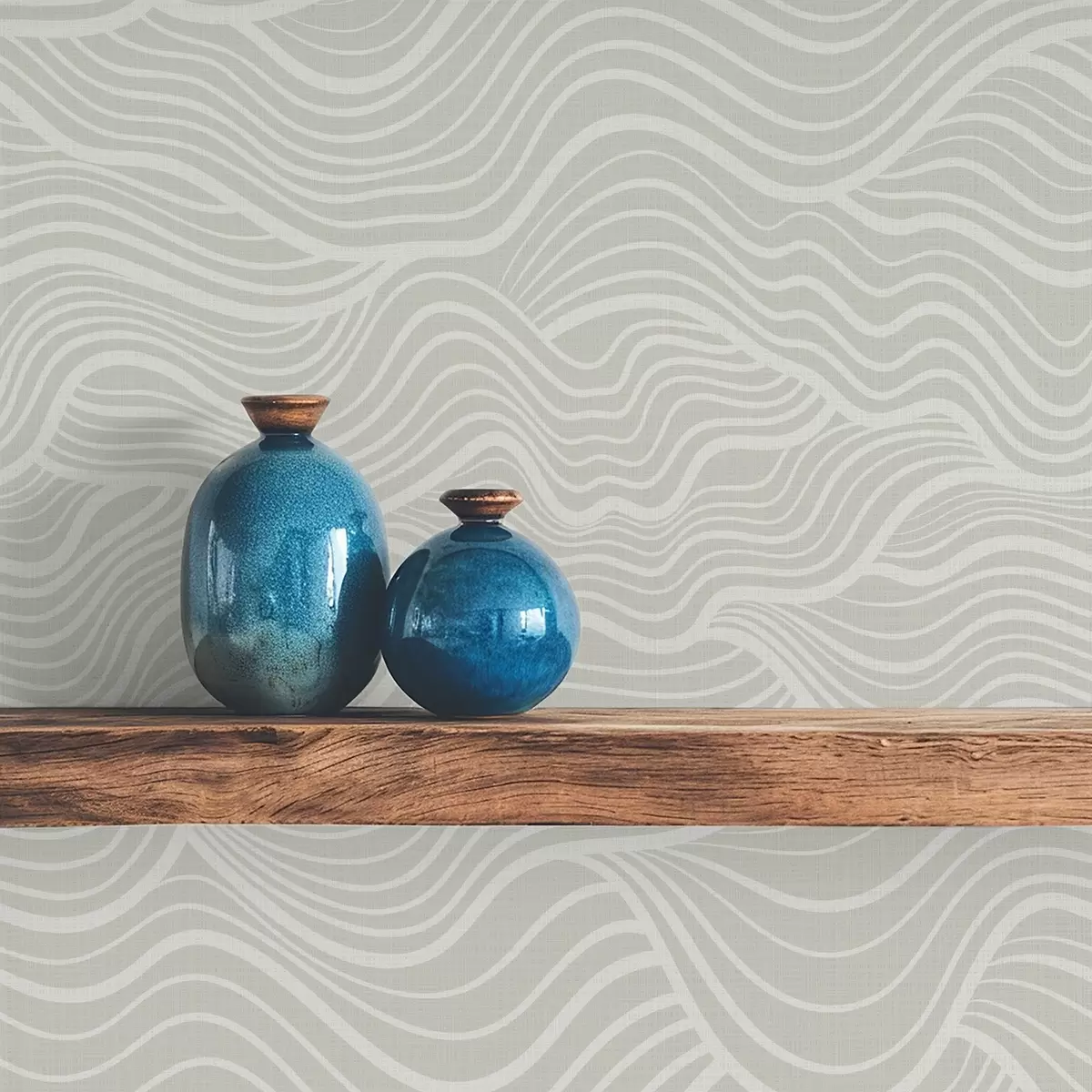 Tapetai Bangos ant pilkai-alyvuogių fono su audinio tekstūra a00681