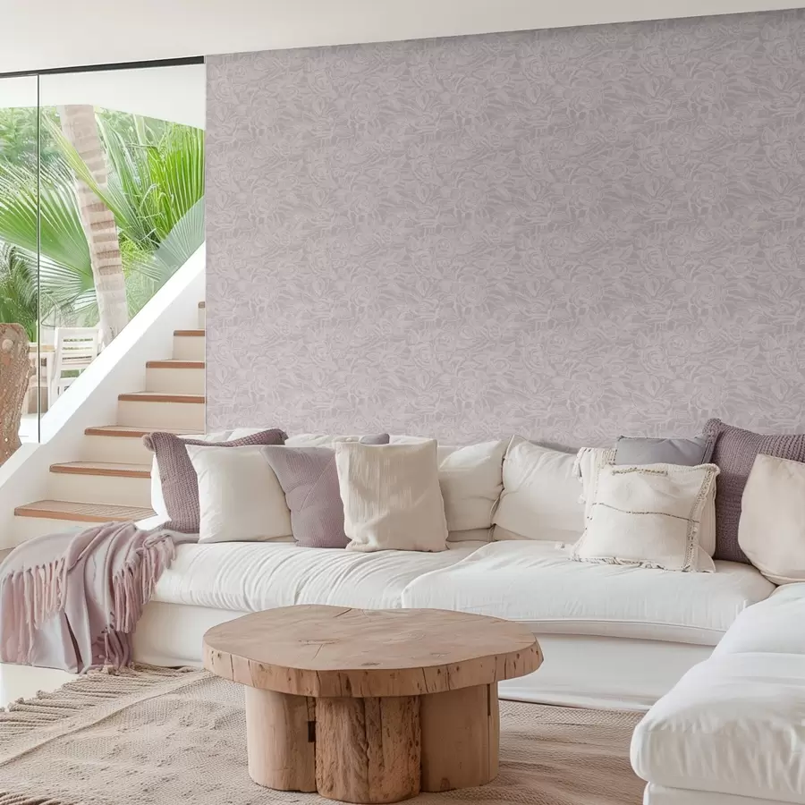 Fototapetai Išgraviruotos rožės ant šviesiai pilkos spalvos a00841v1