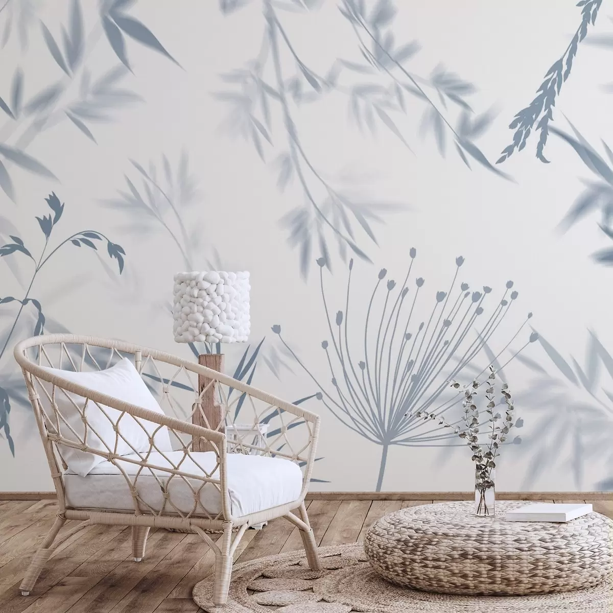 Fototapetai Lapų siluetai w04850v2