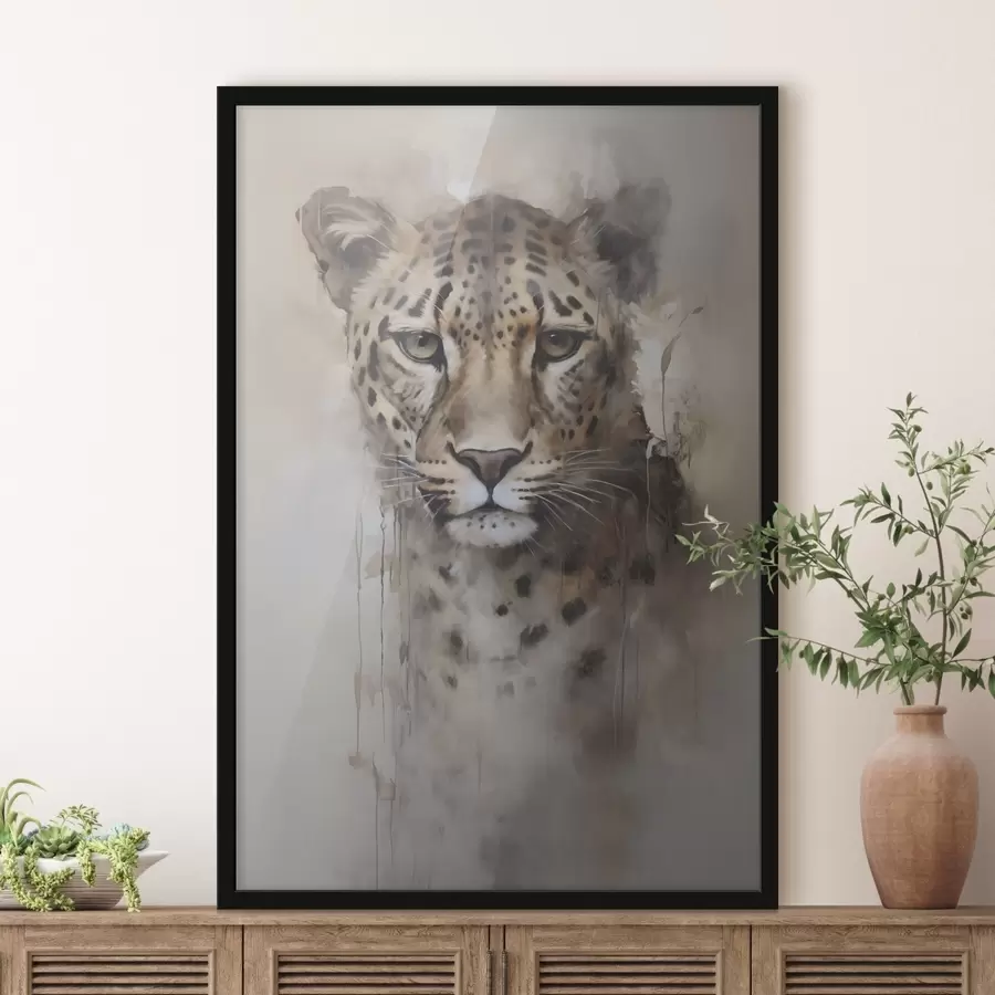 Fototapetai Leopardo imitacijos tapyba f46434