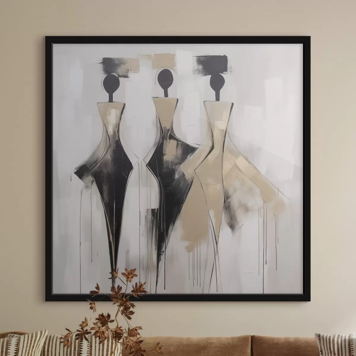 Plakatas Abstraktūs siluetai f46436