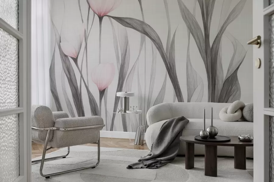 Fototapetai Trapūs permatomi tulpės w04831v1