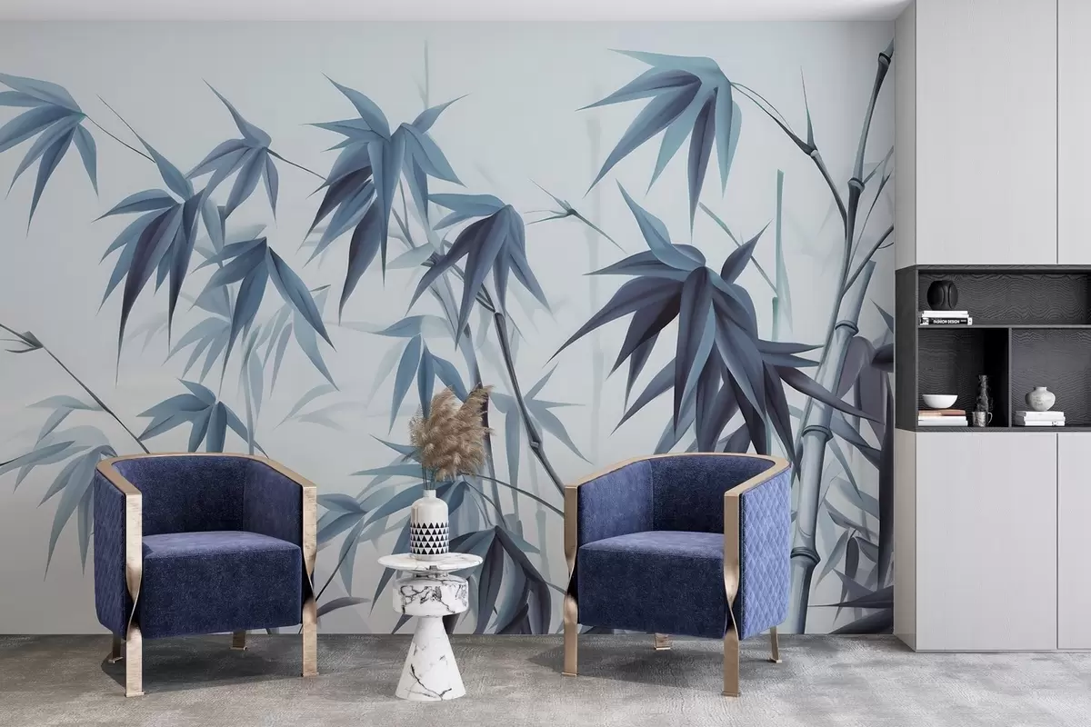 Fototapetai Bambukas ant šviesaus akvarelės fono w04834v2 - Uwalls.lt Fototapetai Bambukas ant šviesaus akvarelės fono w04834v2