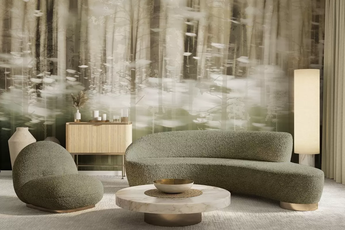 Fototapetai Stilizuoti medžio kamienai pastelinėmis spalvomis w04844 - Uwalls.lt Fototapetai Stilizuoti medžio kamienai pastelinėmis spalvomis w04844