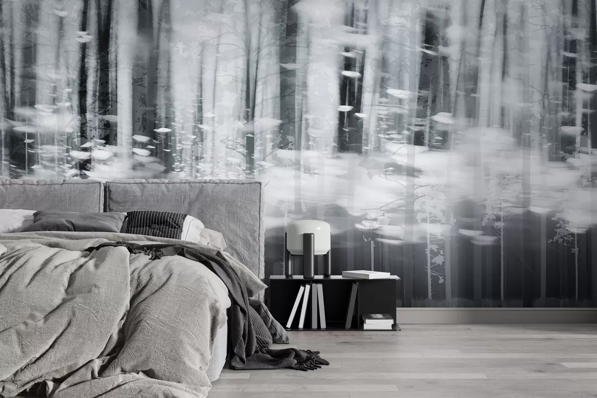 Fototapetai Stilizuoti medžio kamienai pastelinėmis spalvomis w04844v2 - Uwalls.lt Fototapetai Stilizuoti medžio kamienai pastelinėmis spalvomis w04844v2