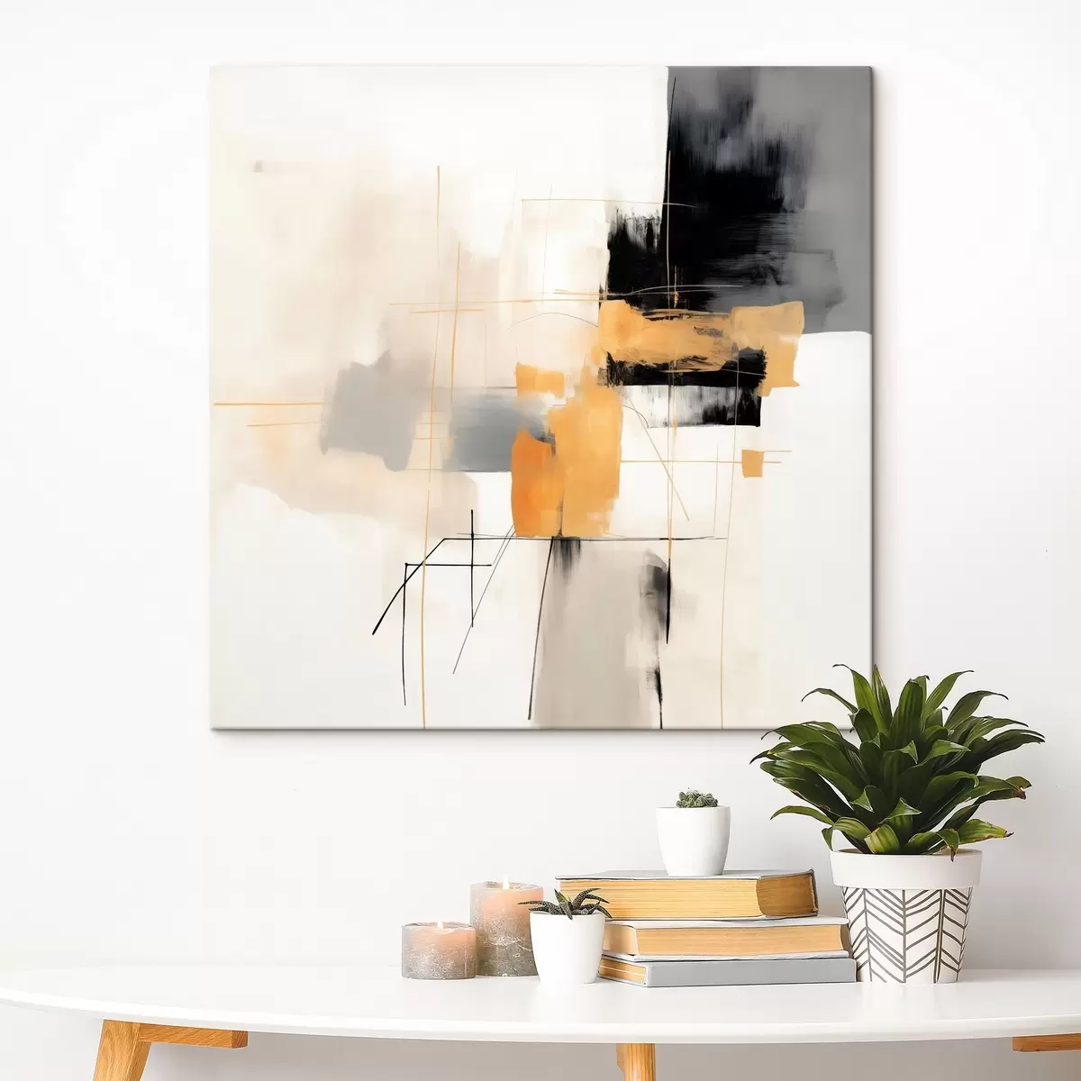 Paveikslėlis Šiuolaikinė tapyba, smėlio, persikų ir grafito akcentai s46323 - Uwalls.lt Paveikslėlis Šiuolaikinė tapyba, smėlio, persikų ir grafito akcentai s46323