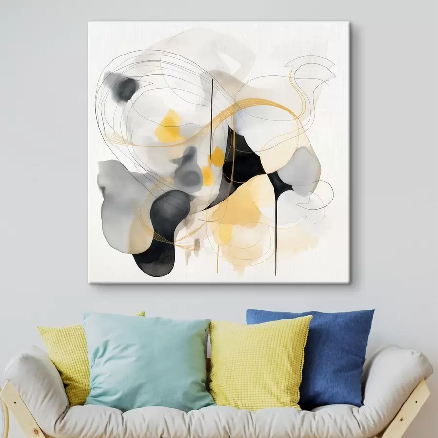 Paveikslėlis Chaotiškos linijos ir dėmės moderniu stiliumi s46335