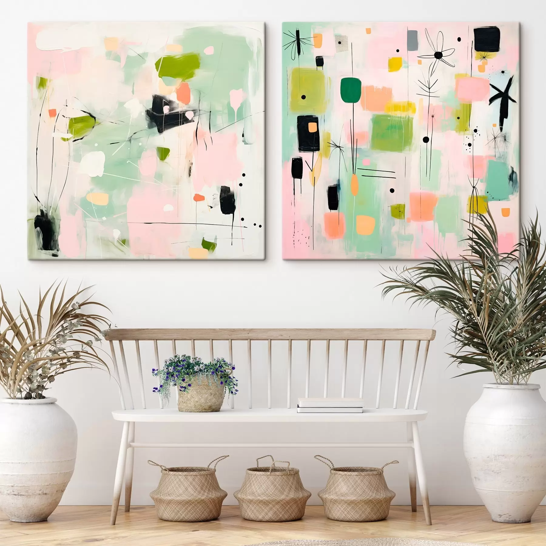 Paveikslėlis Gėlių motyvai moderniu stiliumi m00900