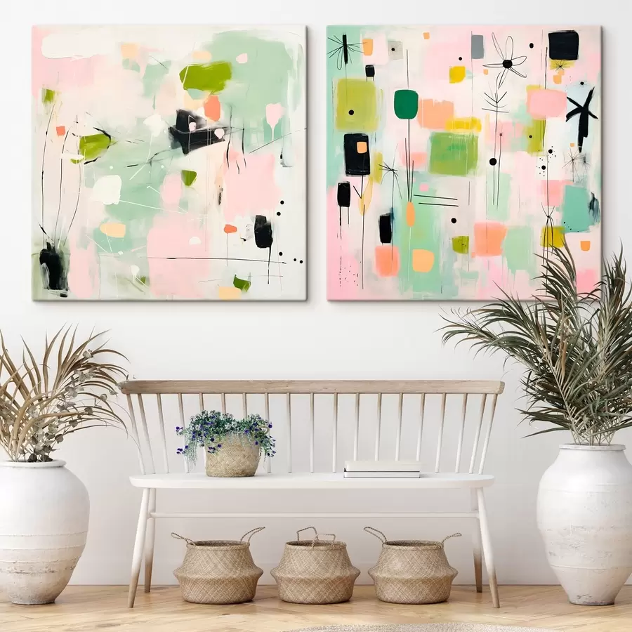 Paveikslėlis Gėlių motyvai moderniu stiliumi m00900