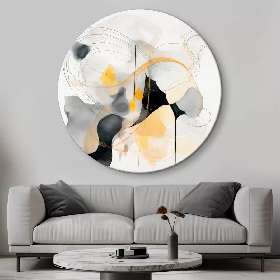 Paveikslėlis Chaotiškos linijos ir dėmės moderniu stiliumi r46335