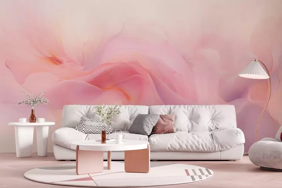 Fototapetai Svajinga abstrakti rožinė ir violetinė kompozicija w09523