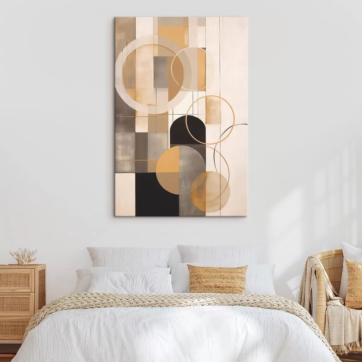 Paveikslėlis Geometrinė abstrakcija su apskritimais s46359